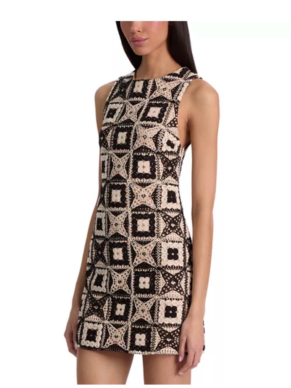 CLYDE CROCHET MINI DRESS